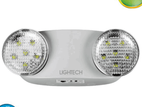 LAMPARA DE EMERGENCIA LIGTECH LED 2x1.2W PF0.9