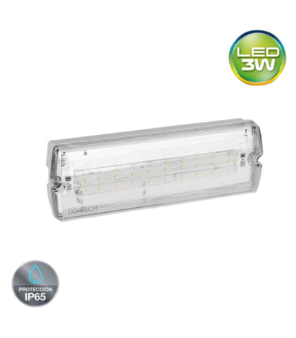 LAMPARA DE EMERGENCIA LIGHTECH 3W IP65