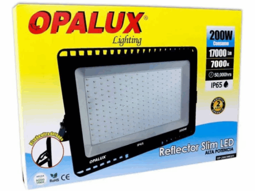 REFLECTOR 200W OPALUX IP65 SLIM OP-200CWE271