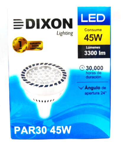 FOCO PAR 30 45W DIXON 6500K-3000K