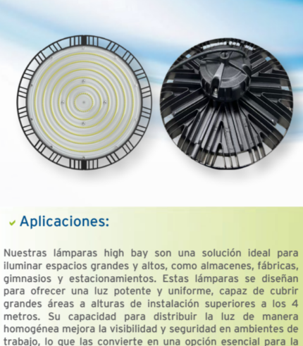 HIGH BAY DIXON 300W 6000K 45000LM