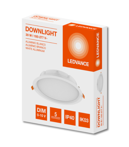 LEDVANCE DOWNLIGHT 30W DIMABLE 6500K 7021288