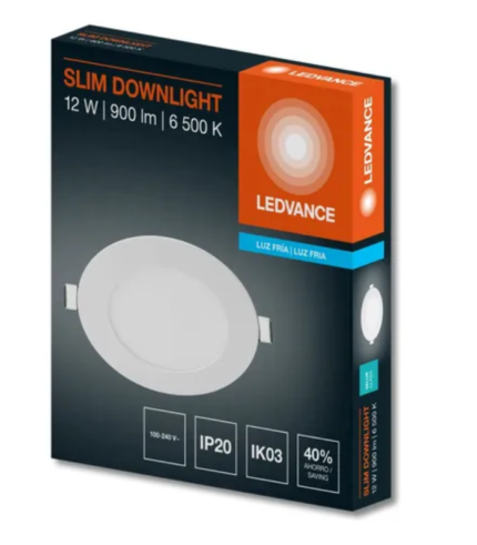 LEDVANCE SLIM DOWNLIGHT 12W 865 REDONDO 7021618