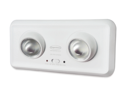 ILUMINACION DE EMERGENCIA SEGURIMAX 12 LEDS 200 LM