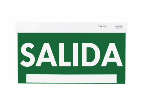 PLACA SEÑALETICA SEGURIMAX 50X25 120LM 24 LEDS 5W