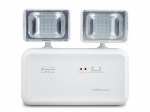 ILUMINACIÓN DE EMERGENCIA SEGURIMAX 600LM 2 FAROS
