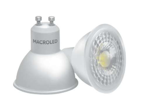 FOCO DICROICO MACROLED ECO GU10 7W 6500K