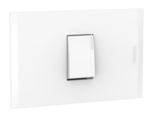 UNIPOLAR SIMPLE 10AX 250V BLANCO C PLACA BLANCO