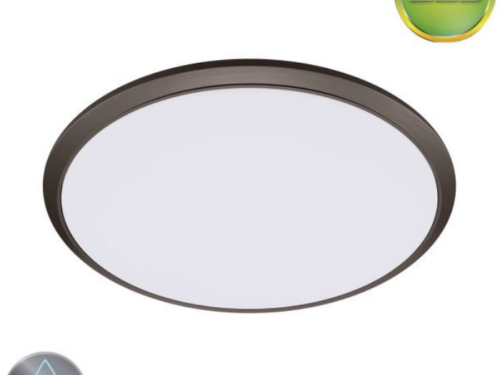 PLAFÓN LED LIGHTECH 40W HERMÉTICO IP40 38CM MARRON
