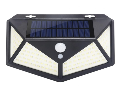 APLIQUE SOLAR LED PARA EXTERIOR 10W-40W LUZ FRÍA - LUZ CÁLIDA 50000HRS