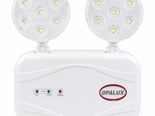 LÁMPARA DE EMERGENCIA LED 8 HRS 14LEDS OPALUX 200LM IP20 4.4W
