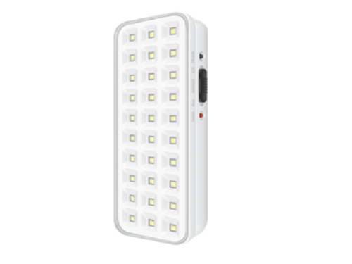 LUZ DE EMERGENCIA LED 30LEDS 8HORAS 1.6W 50LM LUZ FRÍA 6500K IP20