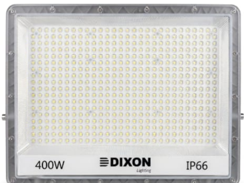 REFLECTOR LED 400W DIXON IP66 LUZ FRÍA 7000K 44000LM