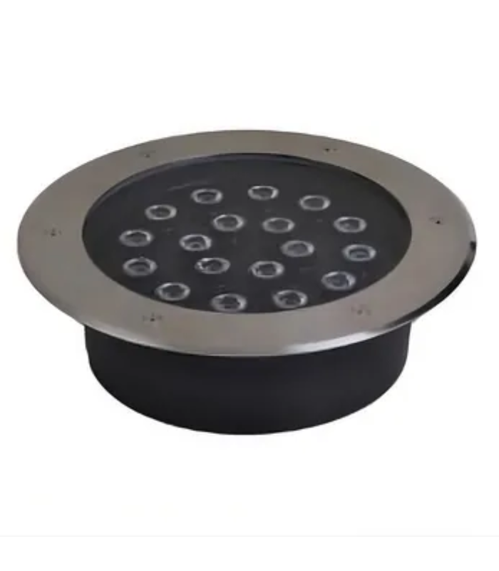 SPOT DE PISO 15W 3000K IP67 IK09 120LMW 50000HRS ACERO INOXIDABLE