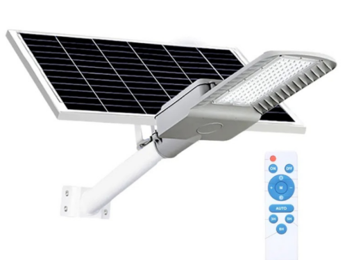 ALUMBRADO PÚBLICO SOLAR CON PANEL EXTERNO 400W TRANSLINE 6500K 4000LM IP66