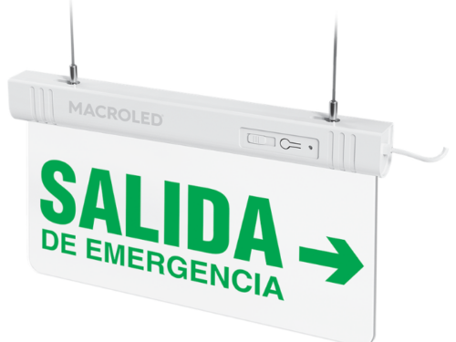 LUZ DE EMERGENCIA MACROLED CSL DERECHA 1W 6500K