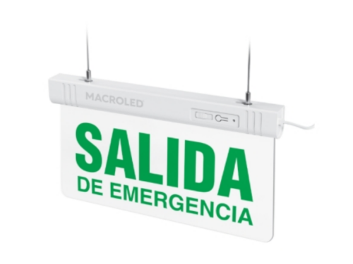 LUZ DE EMERGENCIA MACROLED SALIDA CSL 1W 6500K