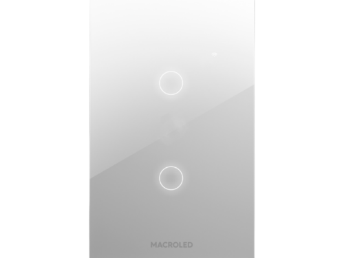 TECLA ROMA SMART BLANCA MACROLED 2 CANALES AC100-240V MAX 7A CON CAPACITOR