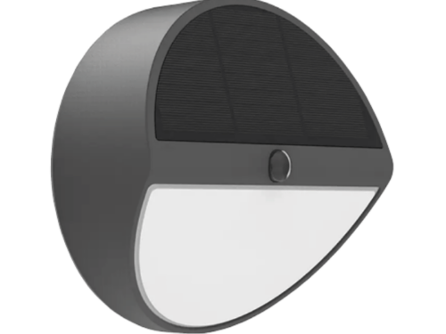 LUMINARIA APLIQUE NOVA SOLAR DECORLUZ 5W 500LM IP54 - PIR SENSOR