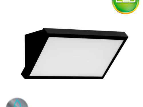 APLIQUE LED 20W LIGHTECH HERMÉTICO IP65 NEGRO CCT 90LM/W
